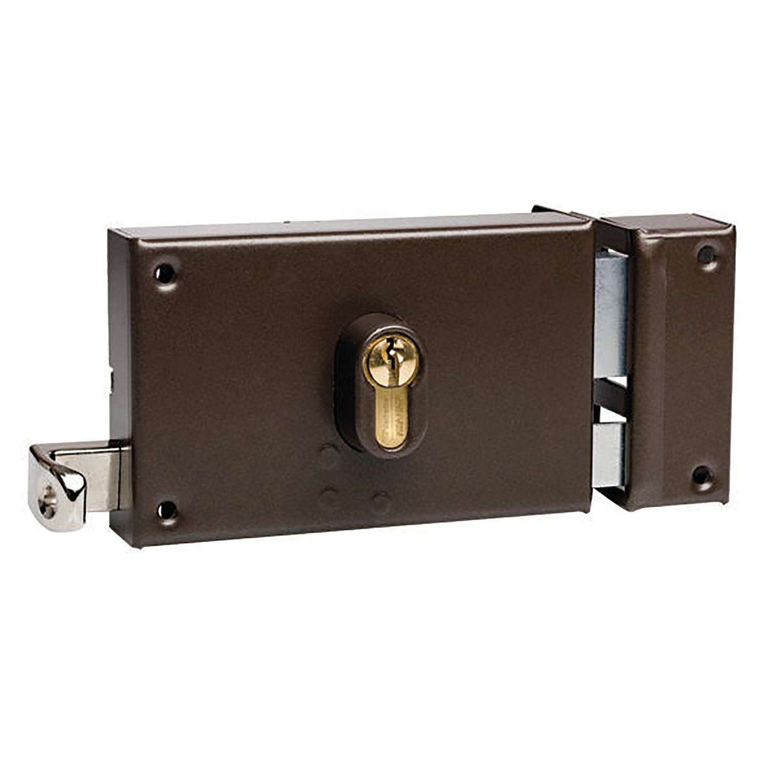 Cerradura horizontal con cilindro europeo Dibujo