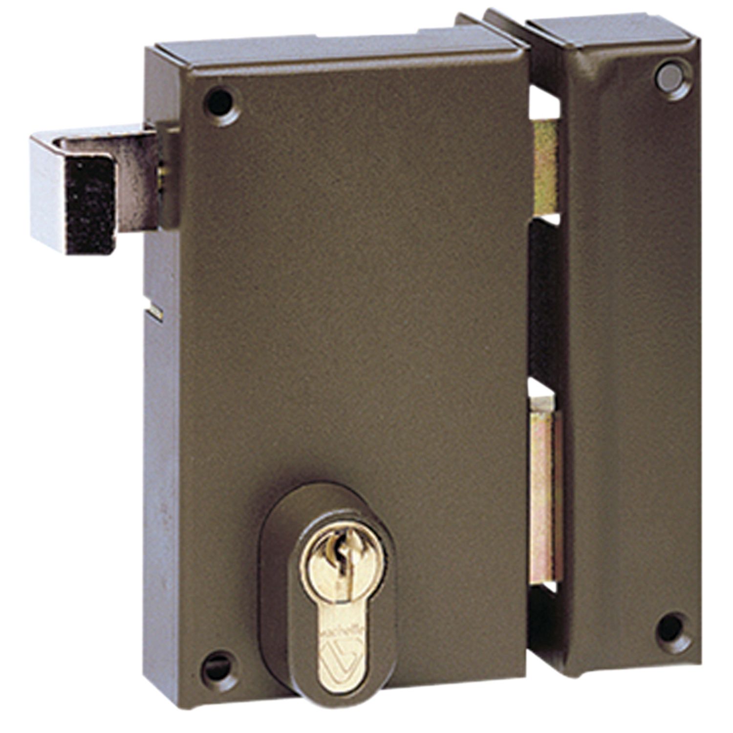 Cerradura vertical con cilindro europeo Dibujo