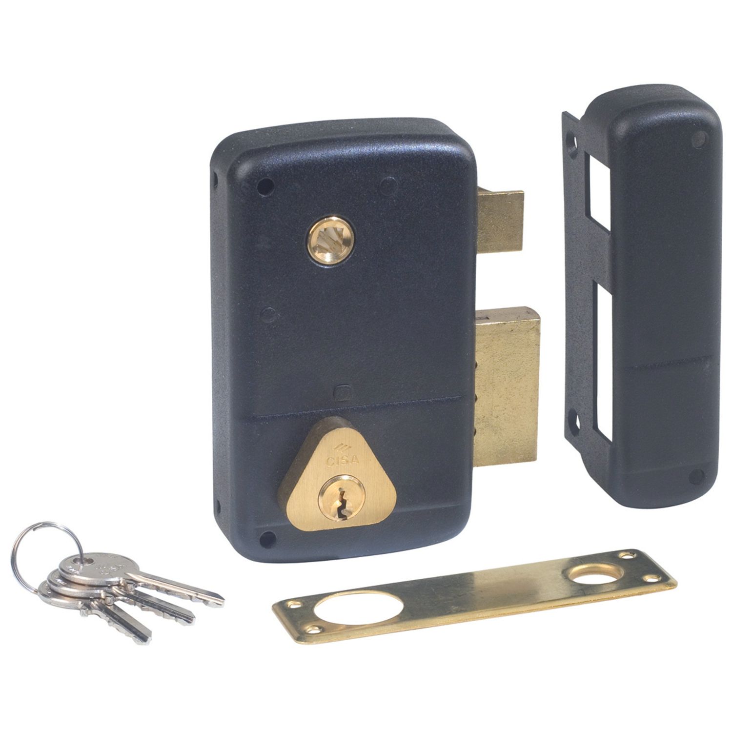 Cerradura vertical Cisa con cilindro redondo