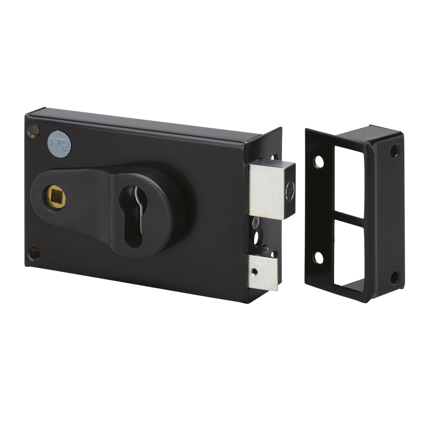 Cerradura horizontal con cilindro europeo ajustable