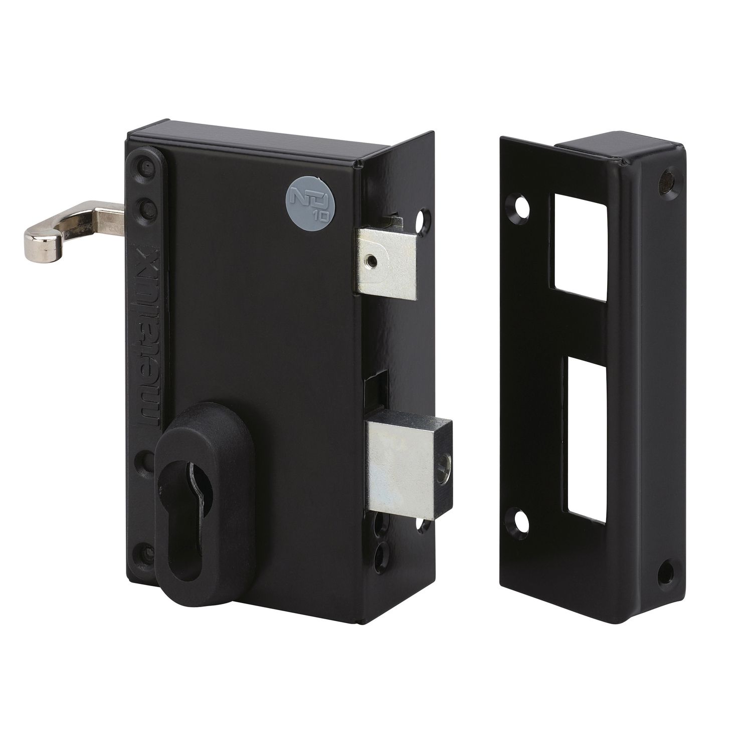 Cerradura vertical con cilindro europeo ajustable