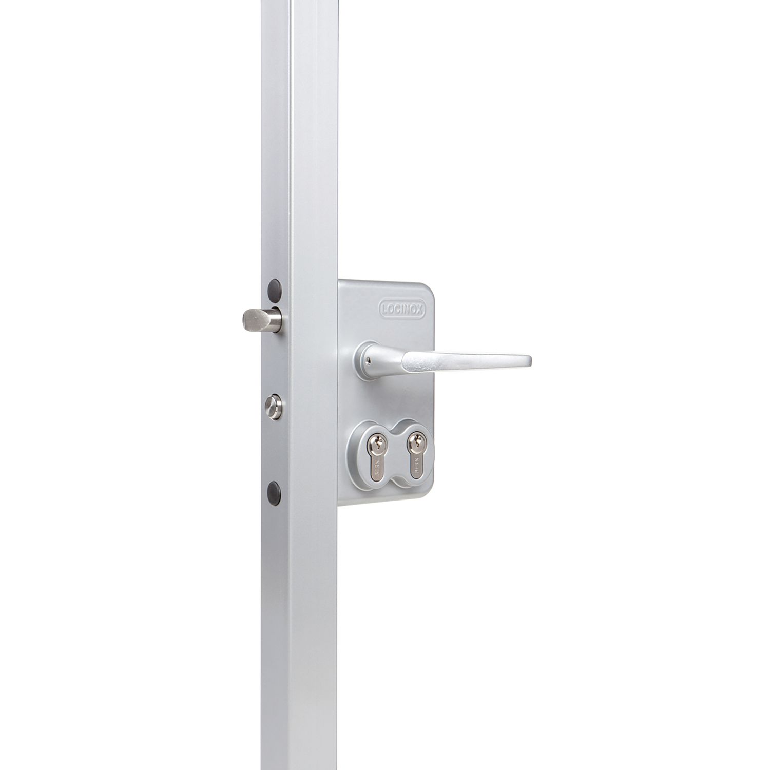 Cerradura industrial de doble cilindro