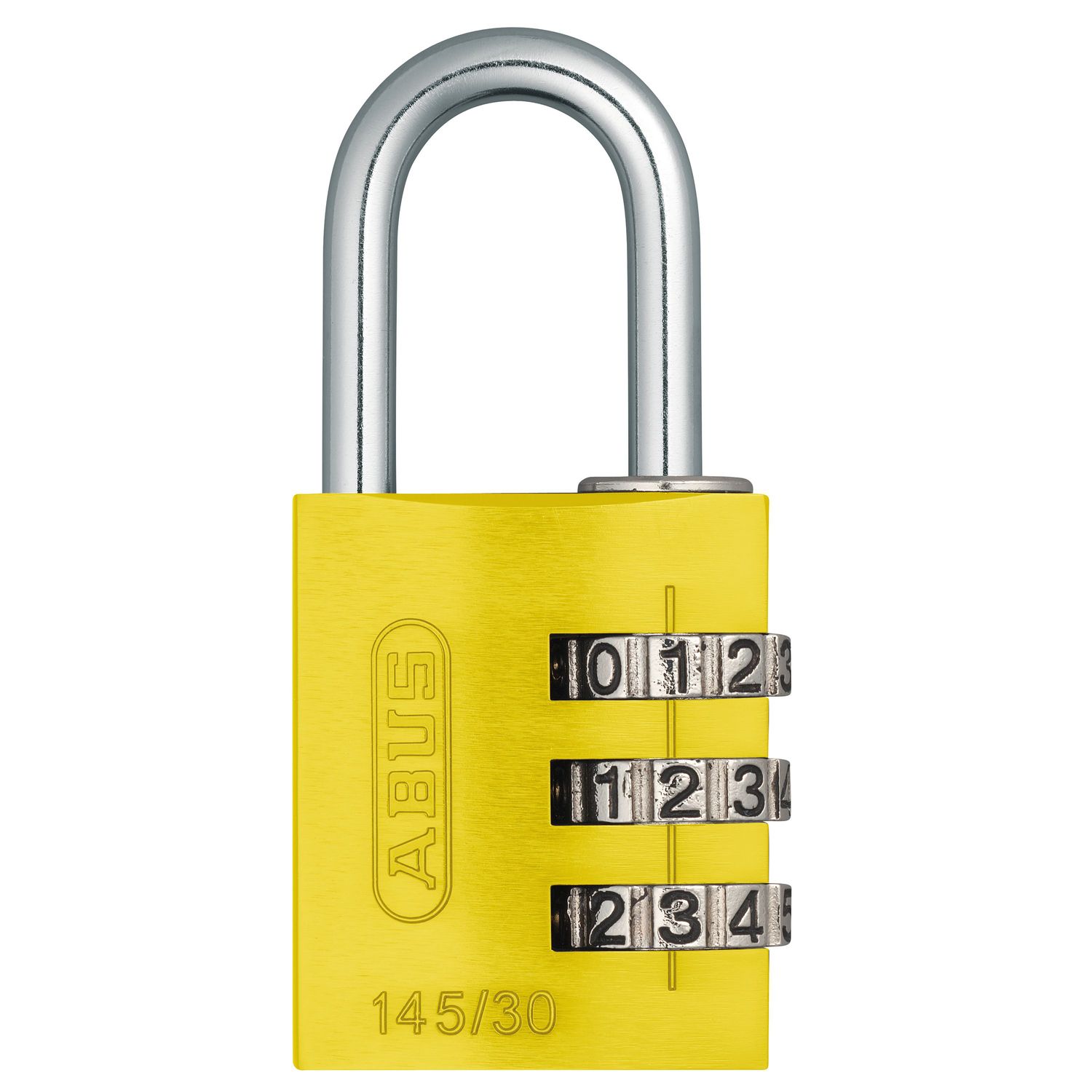 Candado de combinación de aluminio coloreado