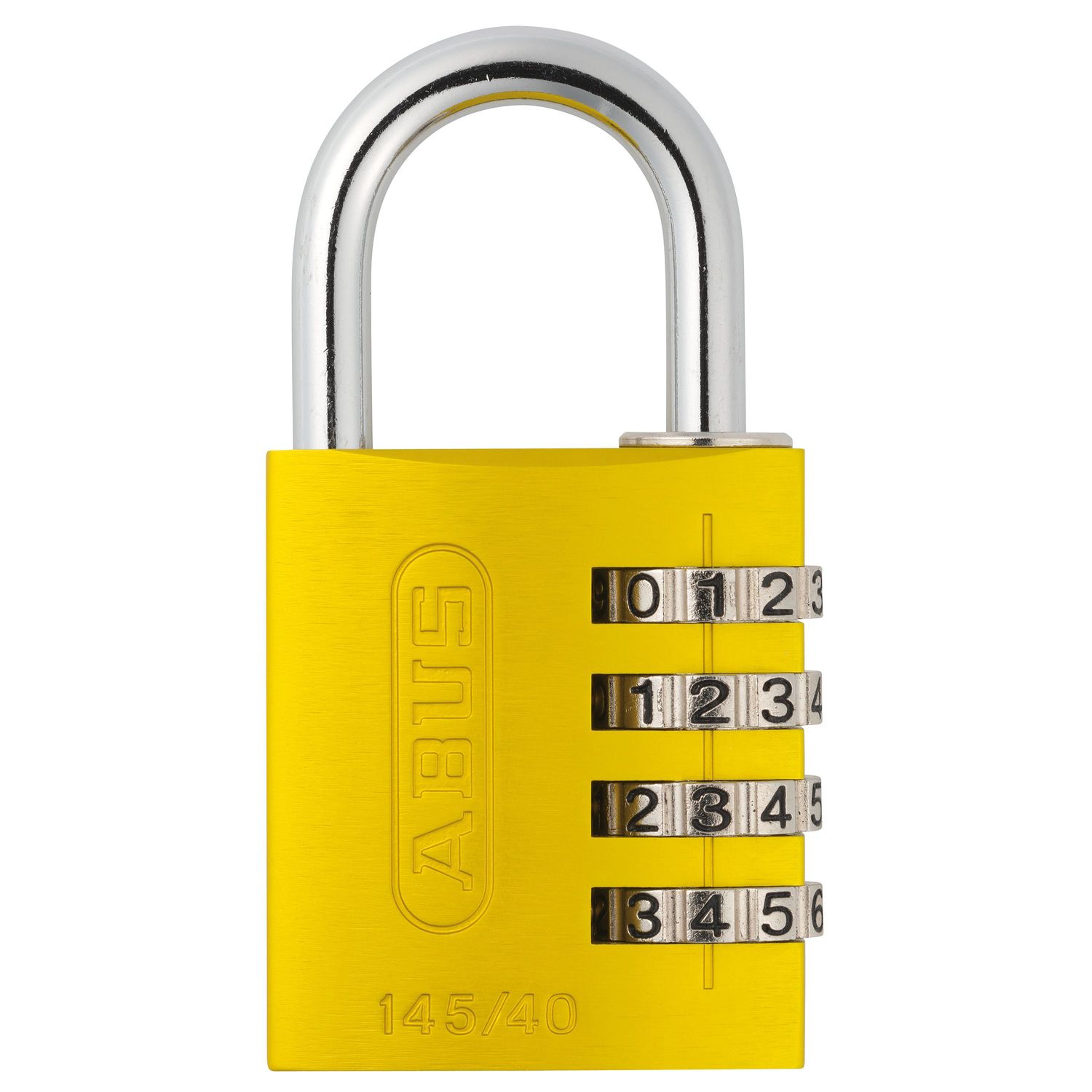 Candado de combinación de aluminio coloreado