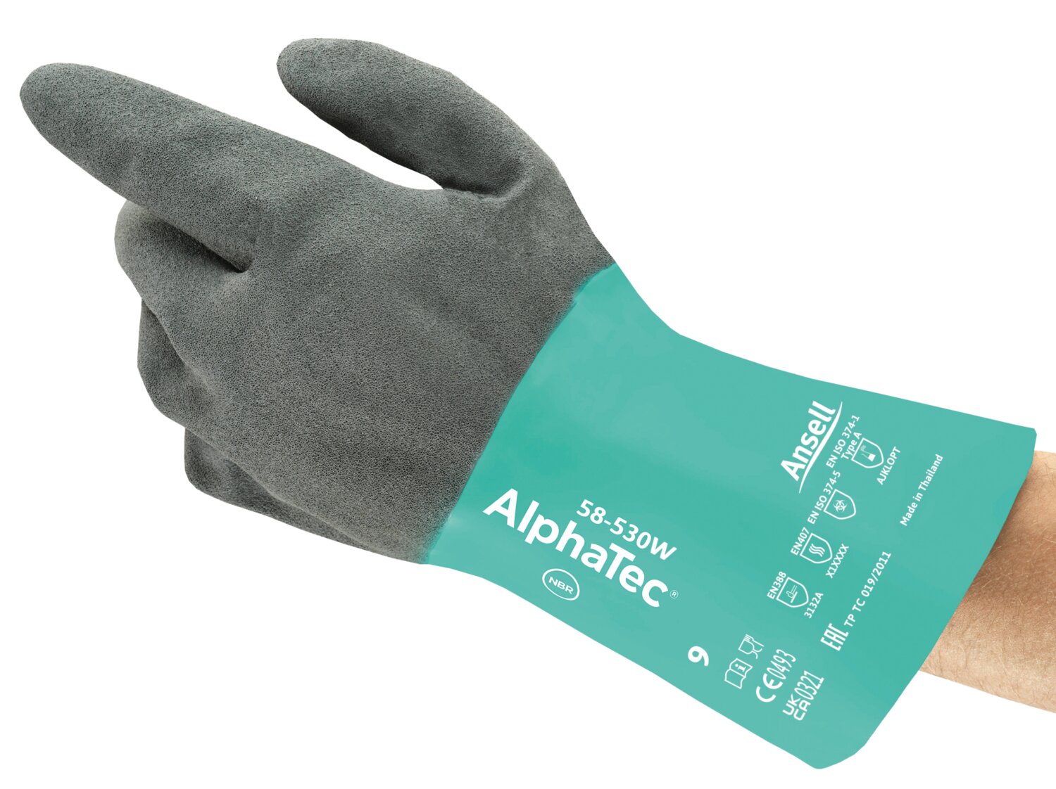Guante Alphatec 58-530W x6 pares
