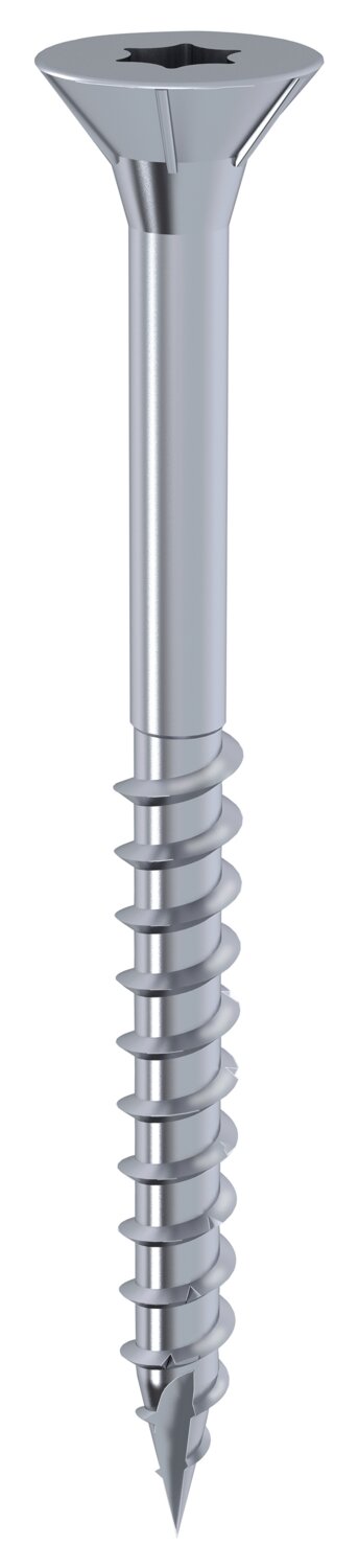Exclusivos tornillos avellanados planos de cabeza torx para terrazas y fachadas