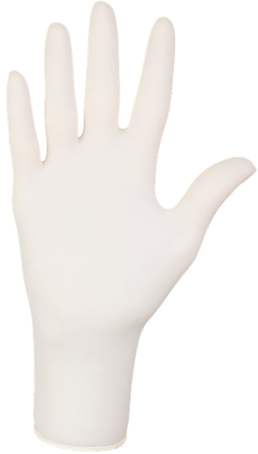 Guante de látex desechable sin polvo