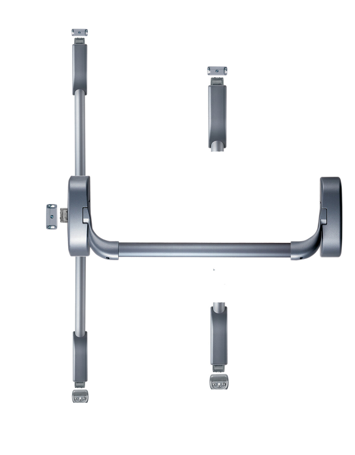 Cerradura antipánico OLTRE serie Bar 3 puntos: lateral, superior e inferior