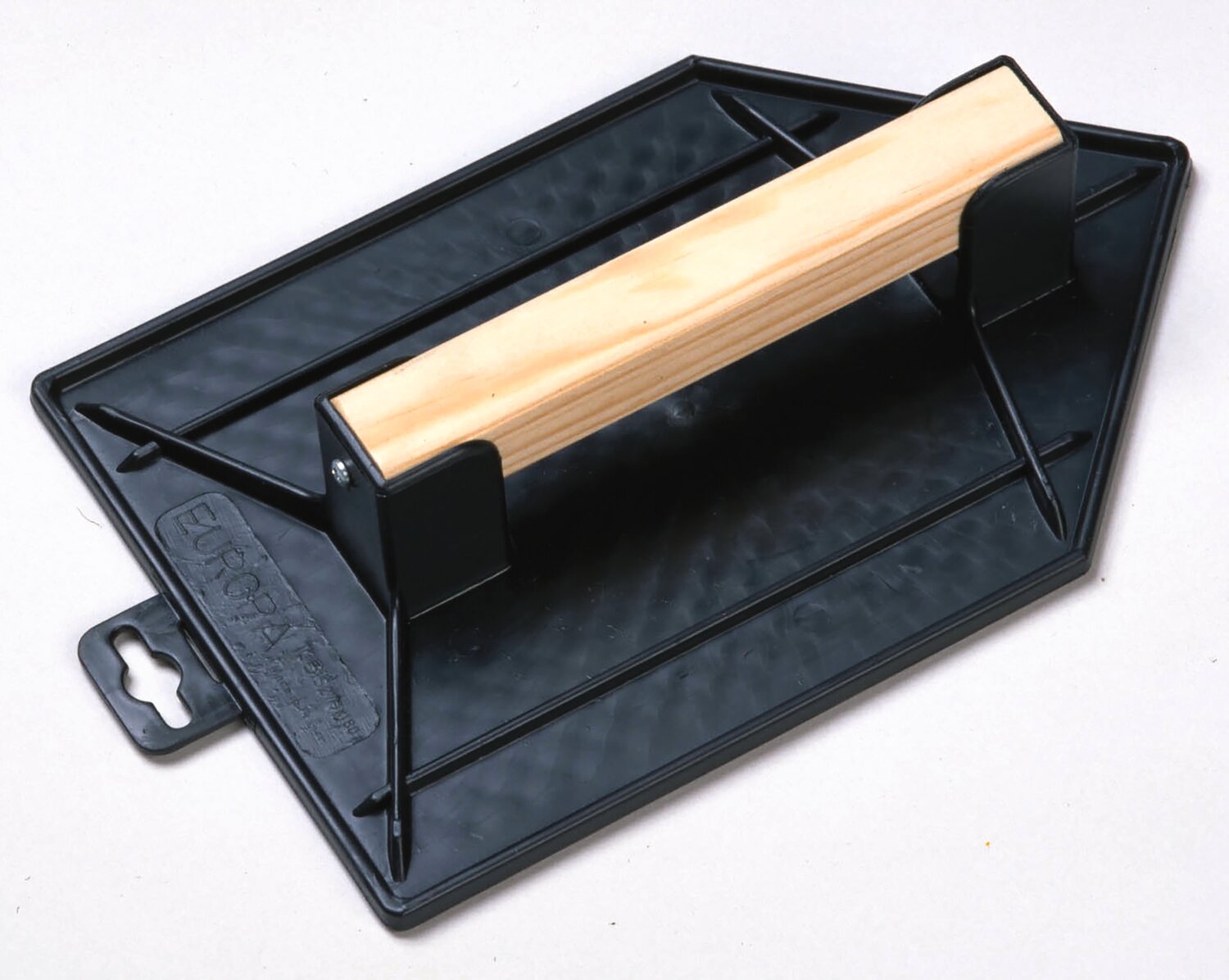FLOTADOR NEGRO CON MANGO DE MADERA PUNTI