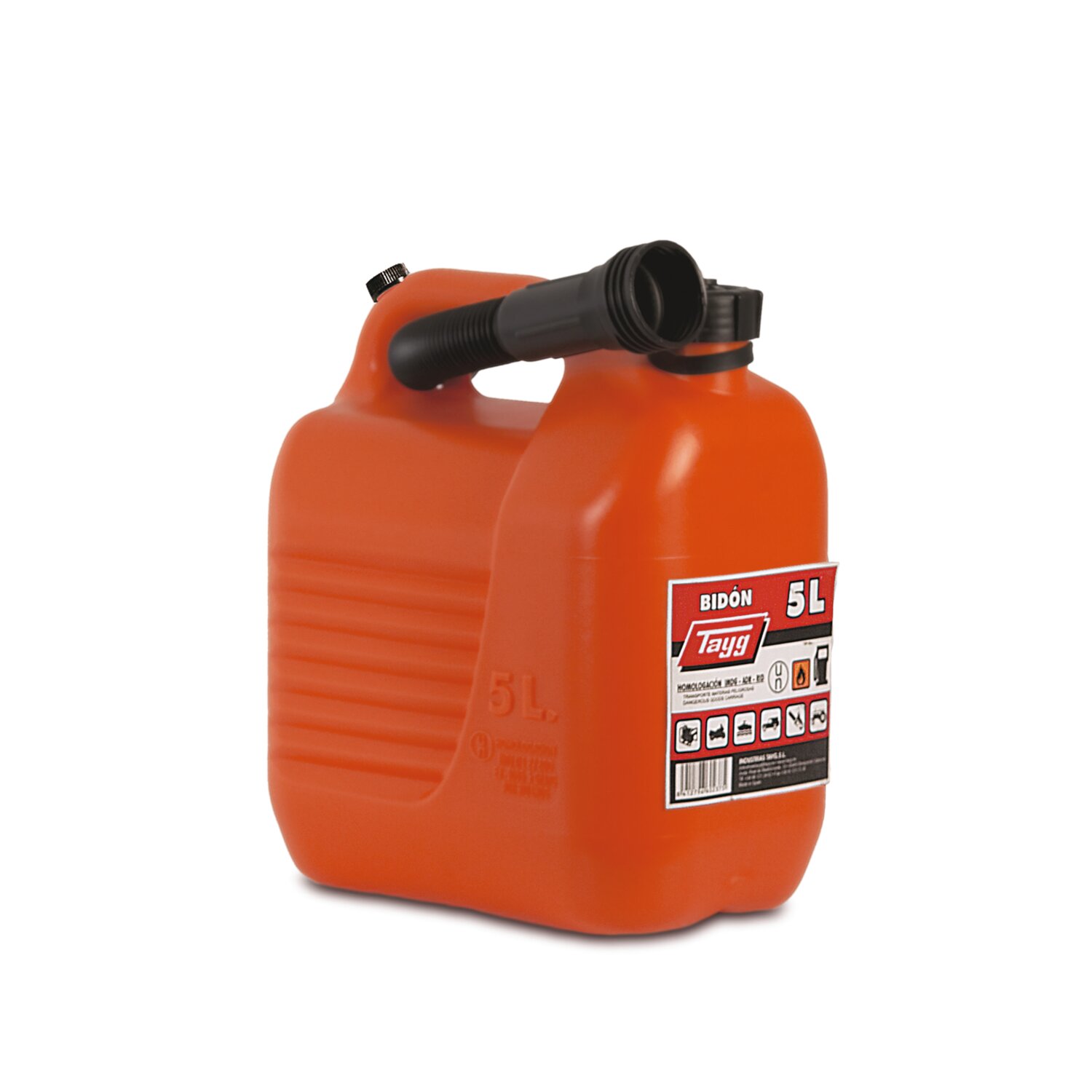 Bidón de plástico para hidrocarburos