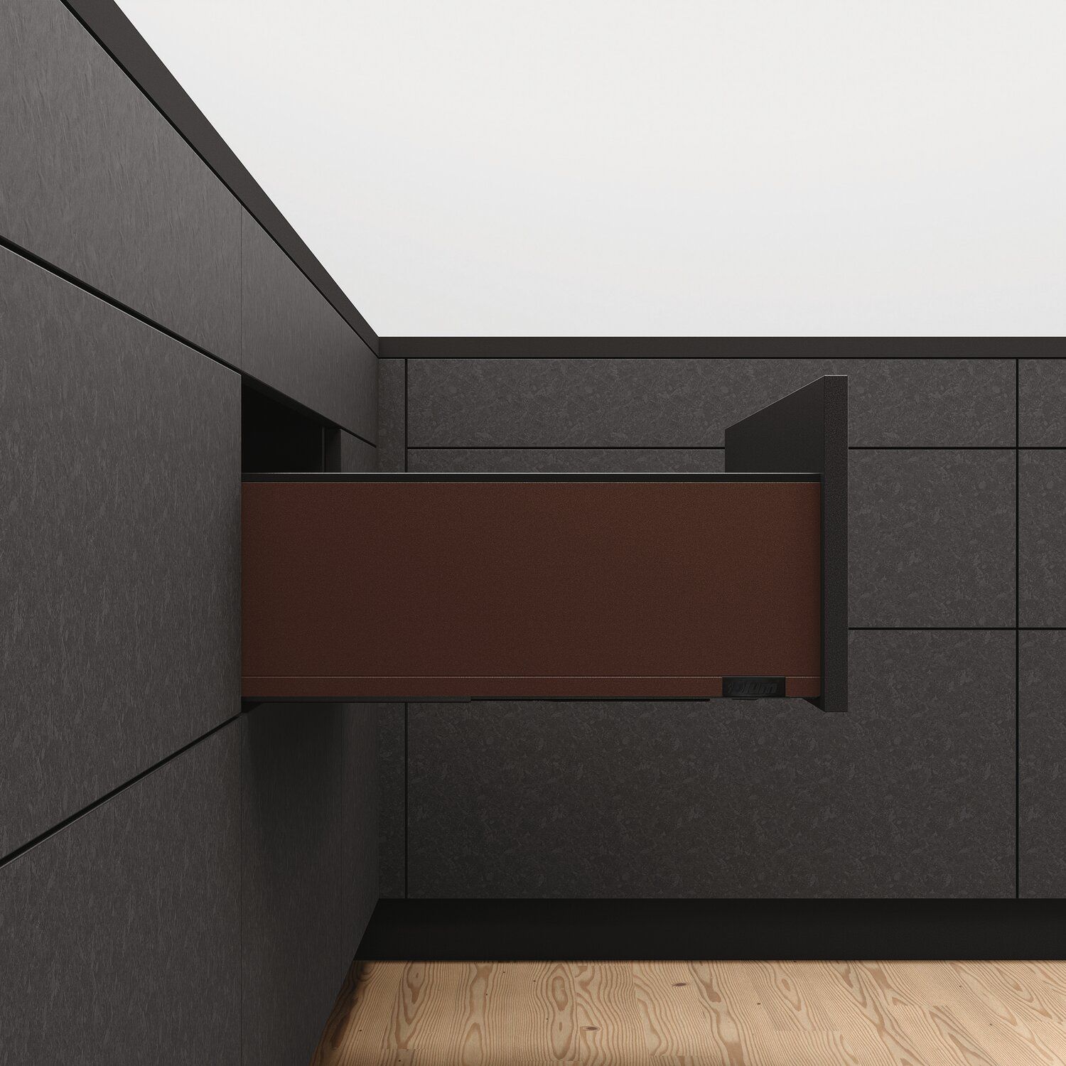Juego de cajones myLEGRABOX edición especial - Óxido noble - BLUMOTION S
