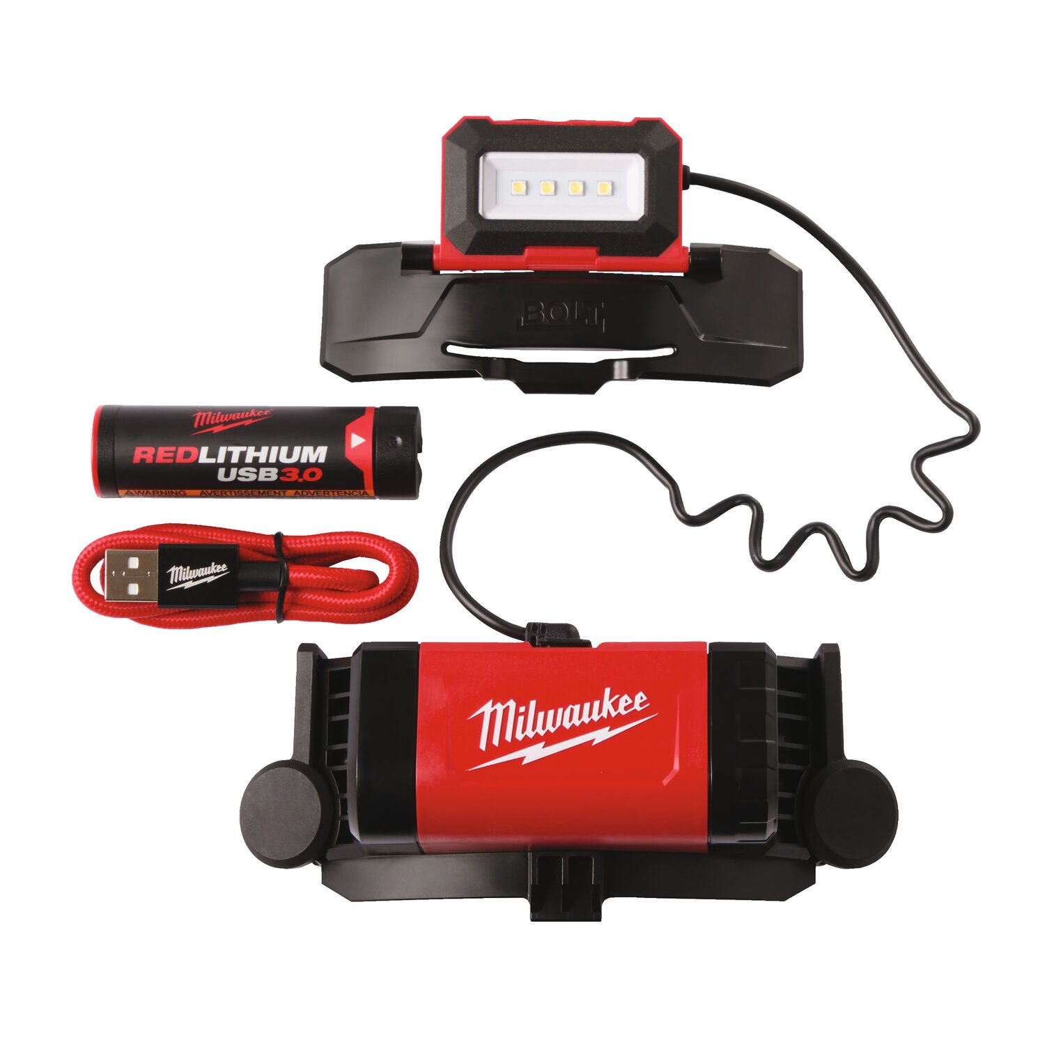 Linterna frontal recargable BOLT