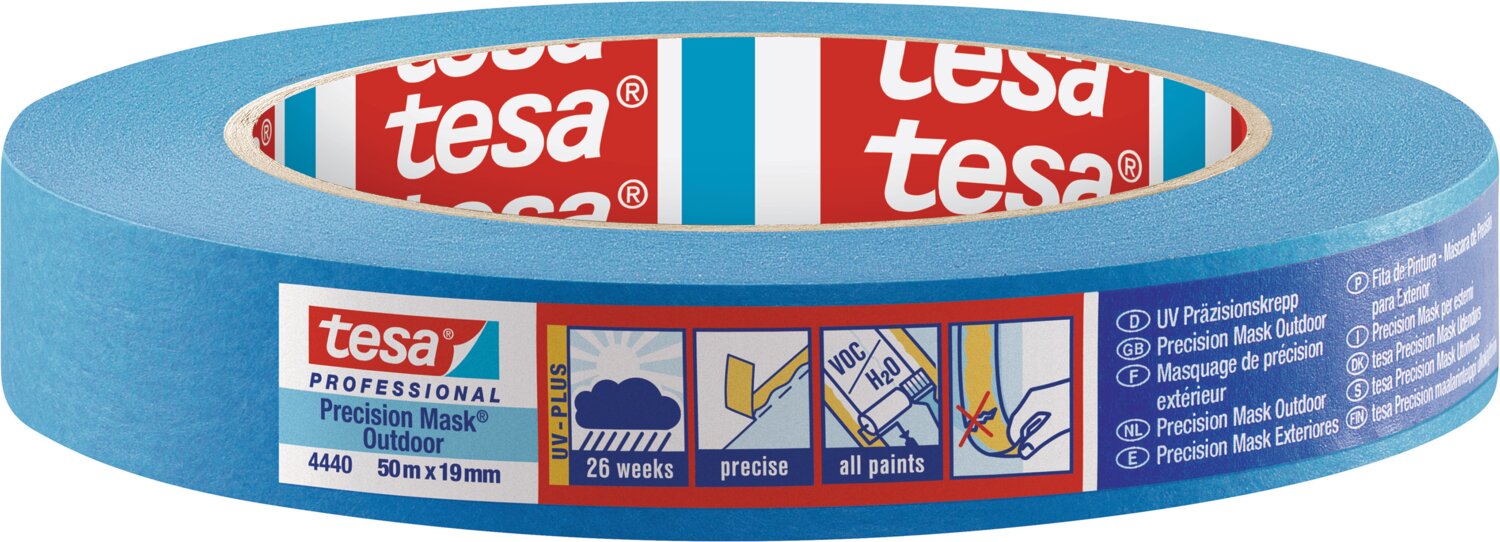 Cinta azul de enmascarar de precisión UV Modelo 4440