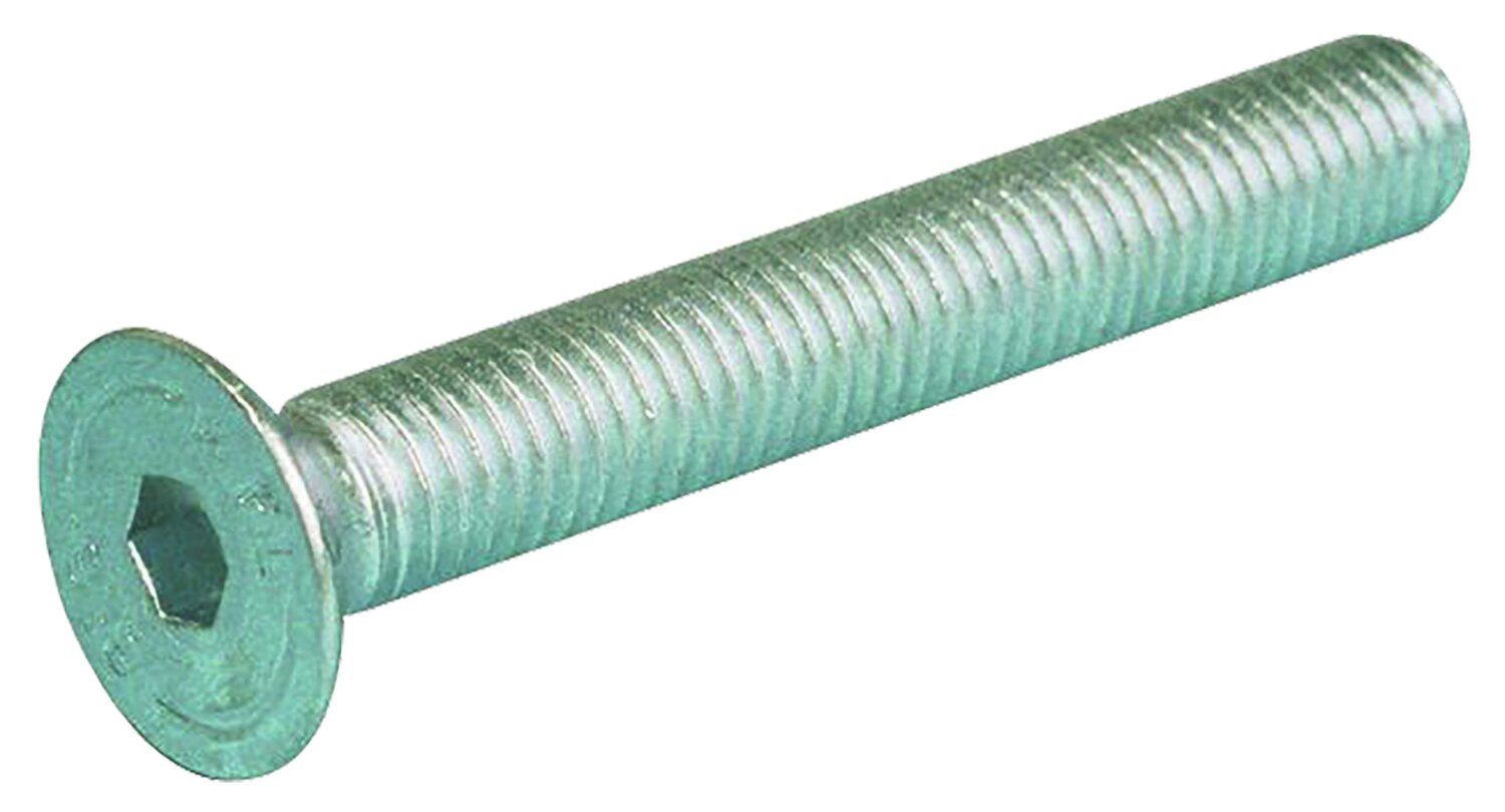 Tornillo metálico hueco hexagonal avellanado