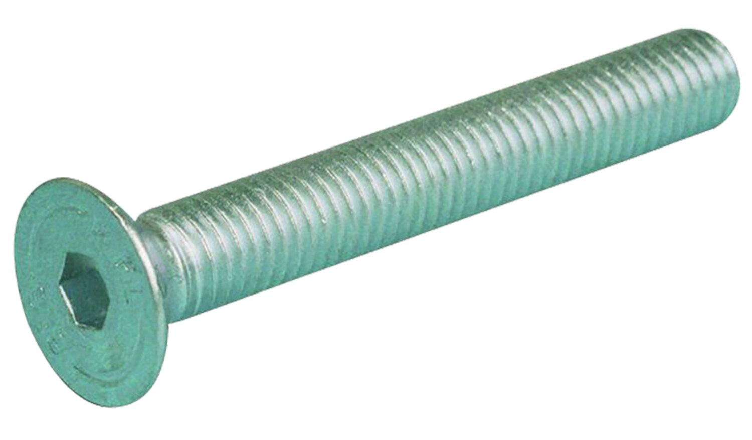 Tornillo metálico hueco hexagonal avellanado Clase de acero bruto 10,9