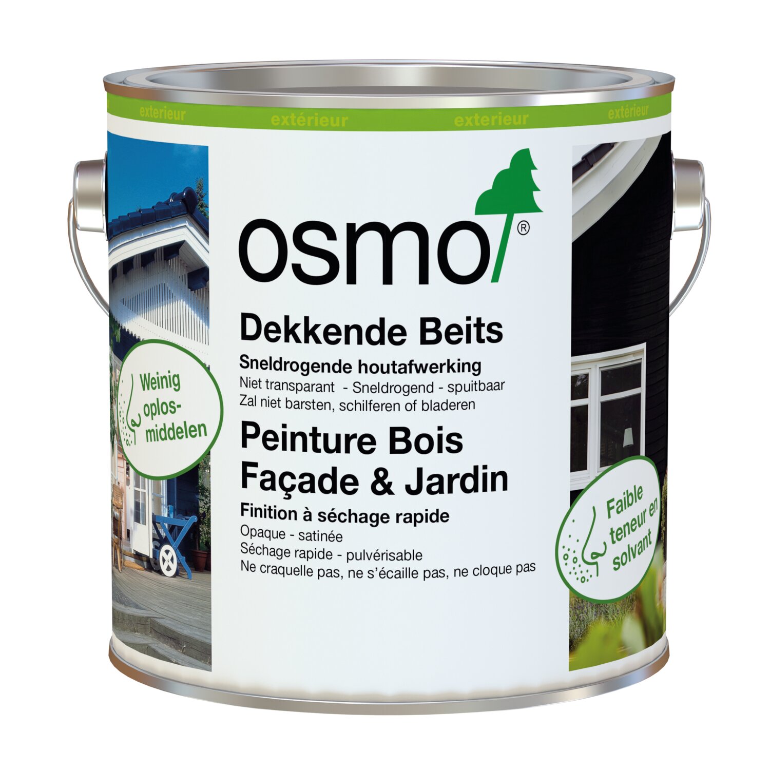 Pintura para madera para fachadas y jardines