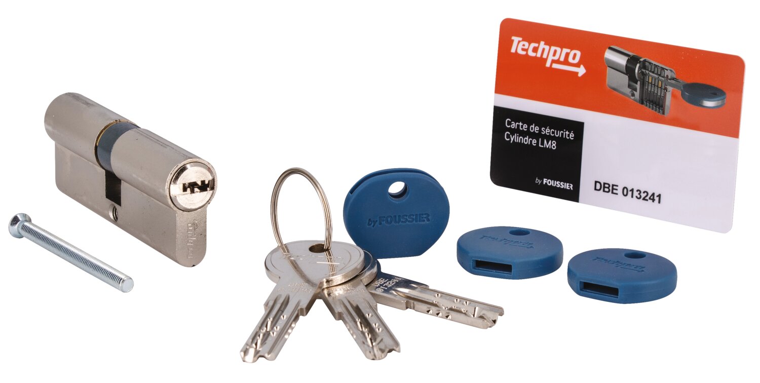 Cilindro de seguridad LM8 en número de stock Versión desembragable STOCK A1