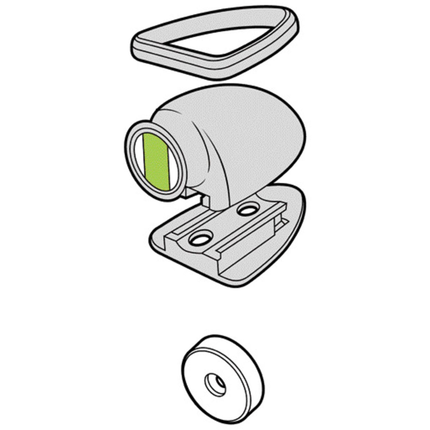 TOPE PUERTA COMPACTO CF 22.2W+GRIS