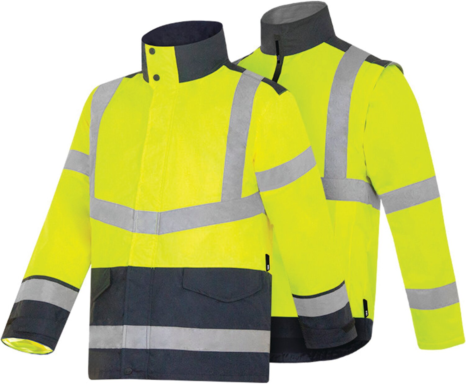 Parka HV Dakota 4 en 1 Amarillo