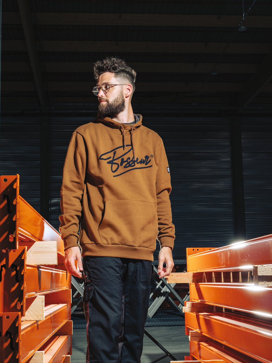 Sudadera con capucha Lizar Camello