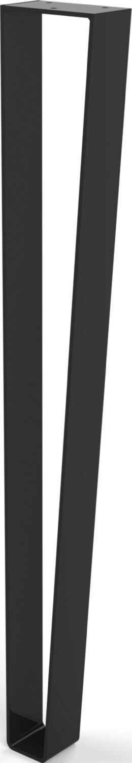 SOPORTE METÁLICO PLANO ACERO NEGRO H710