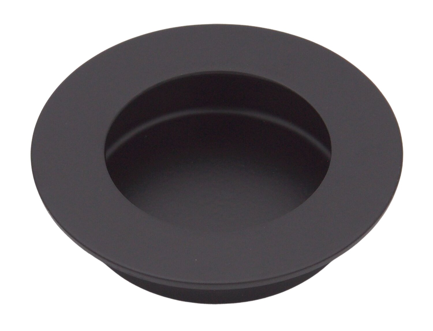POIG CUV ROND INOX D65 PROF14 NOIR MAT