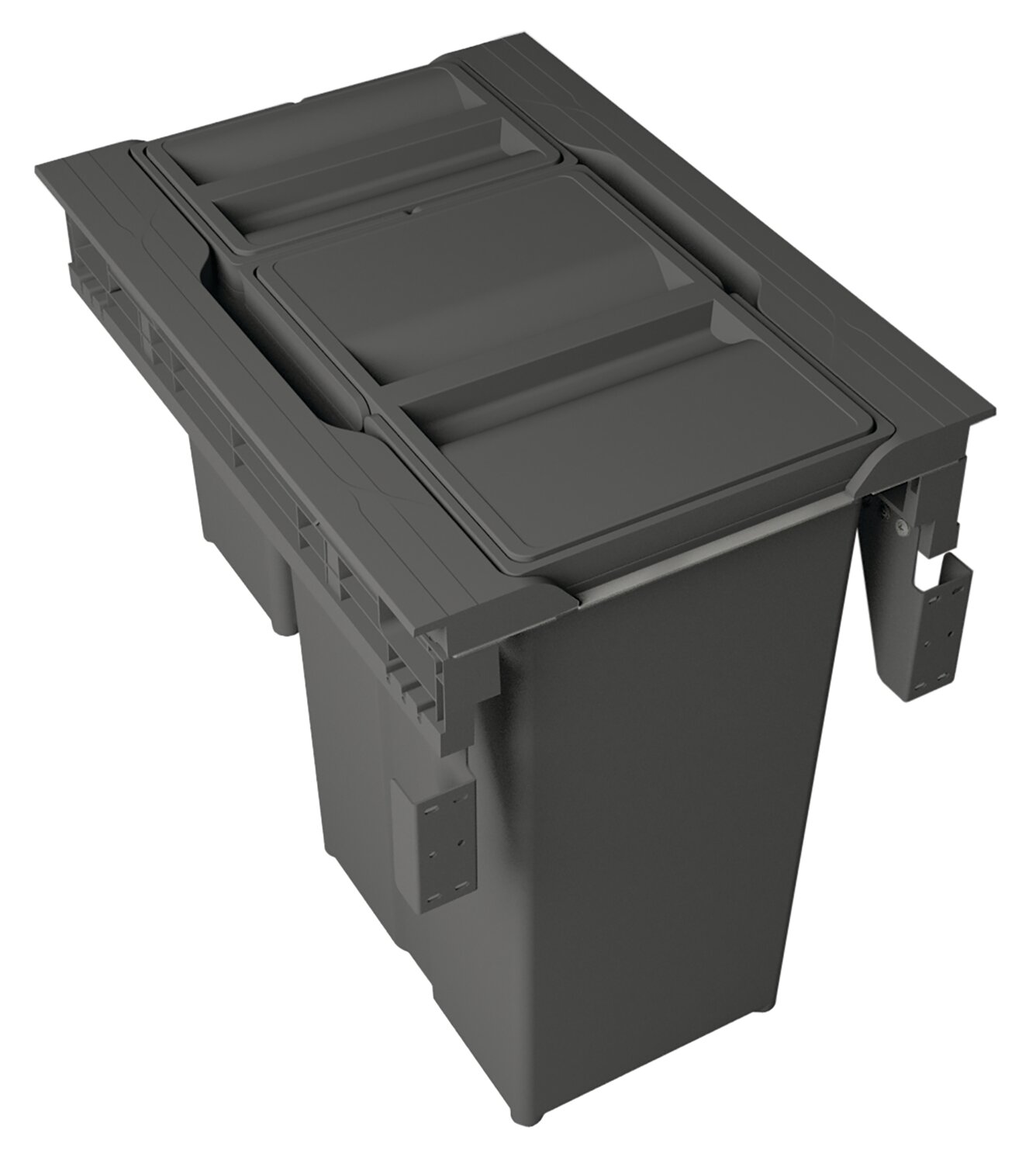 PAPELERA 37L P-MEUB MINI 400 GRIS
