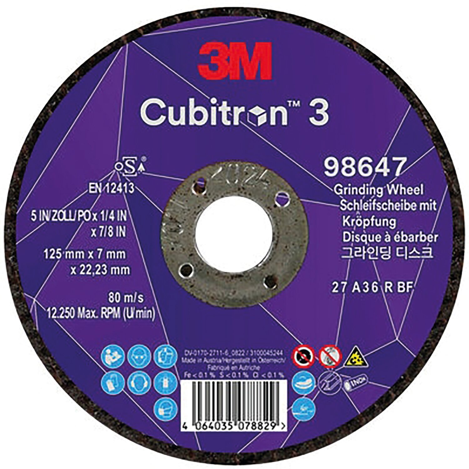 Disco abrasivo Cubitron III