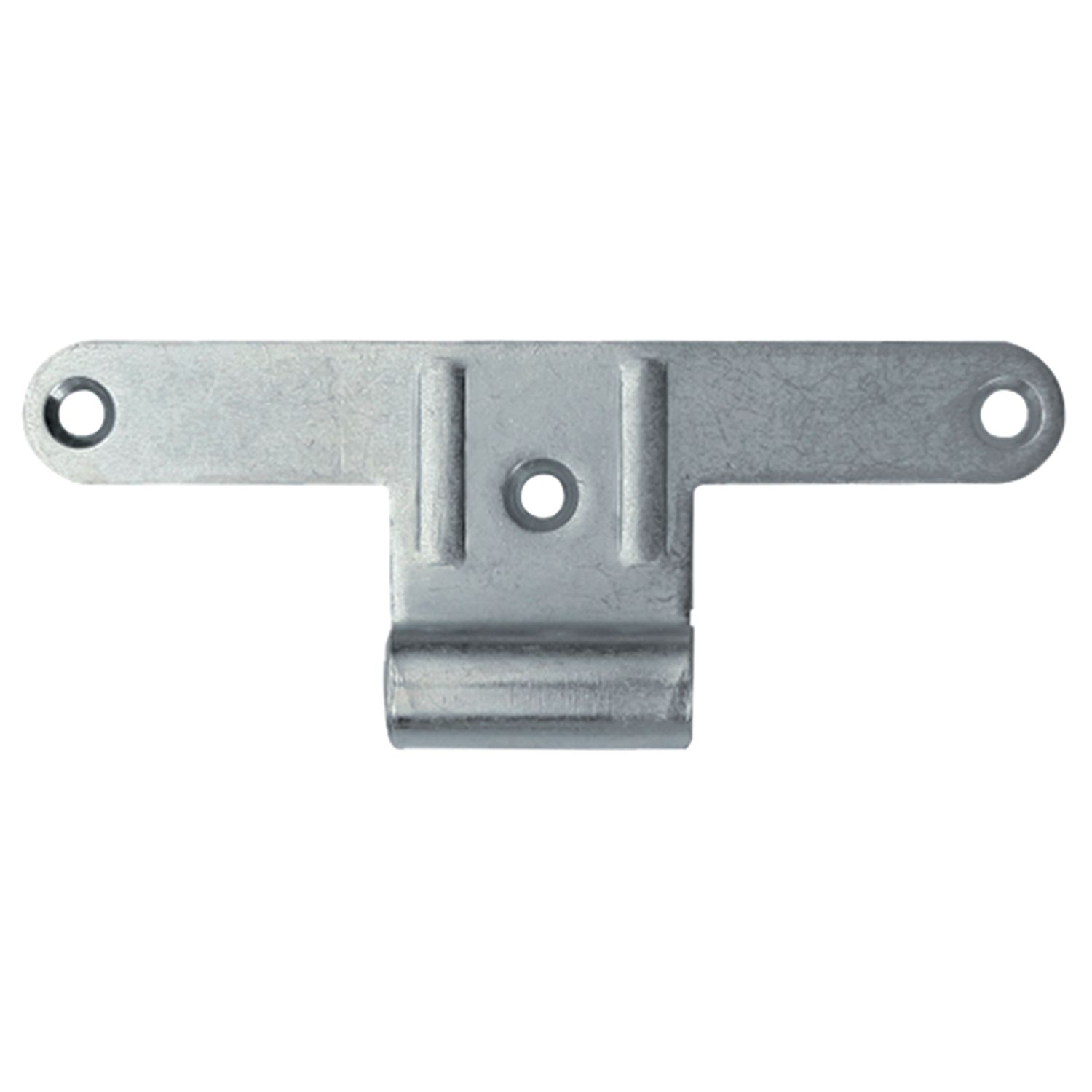 Bisagra universal para carpintería de madera, acero cincado blanco