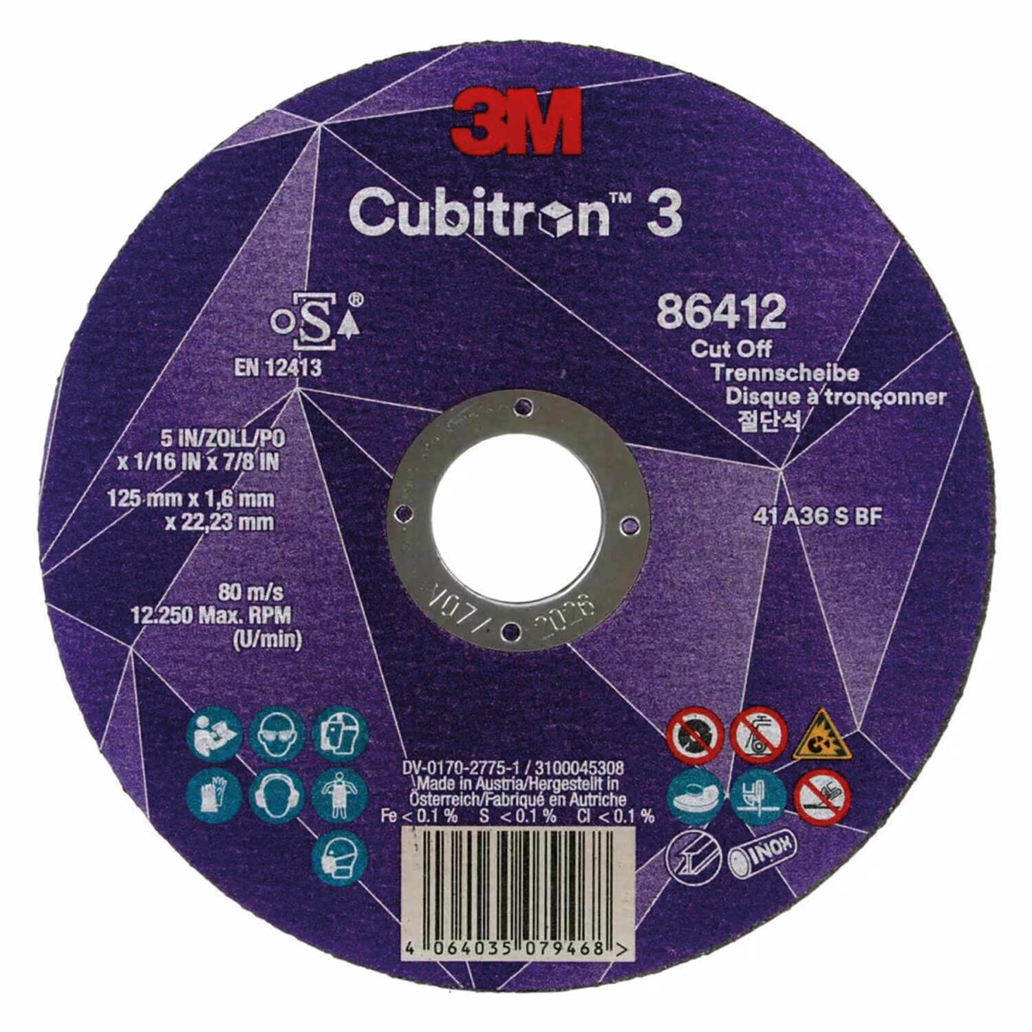 Disco de corte Cubitron™ III
