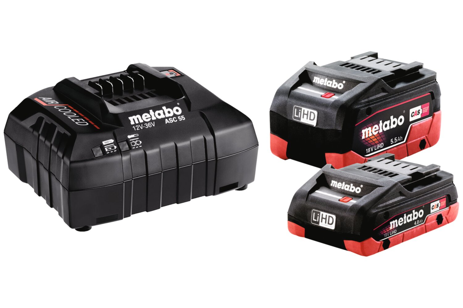 Pack 2 baterías + cargador 18 V