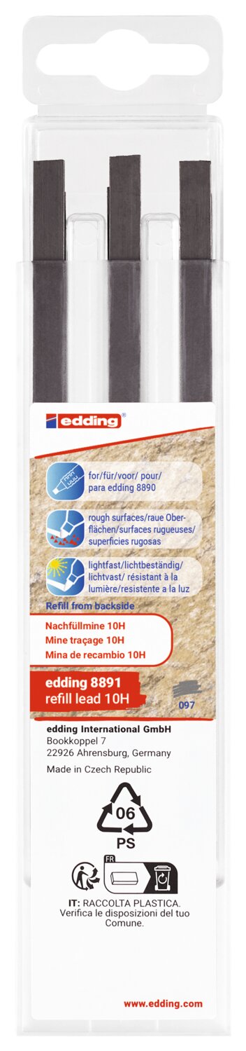 MINA 10H PARA PORTAMINAS EDDING X6
