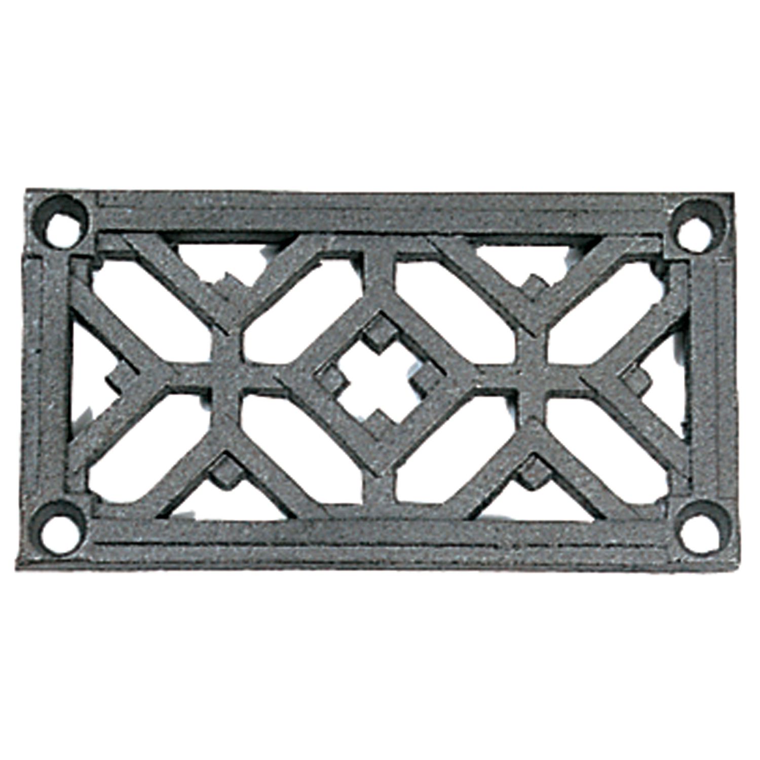 Rejilla rectangular de hierro fundido