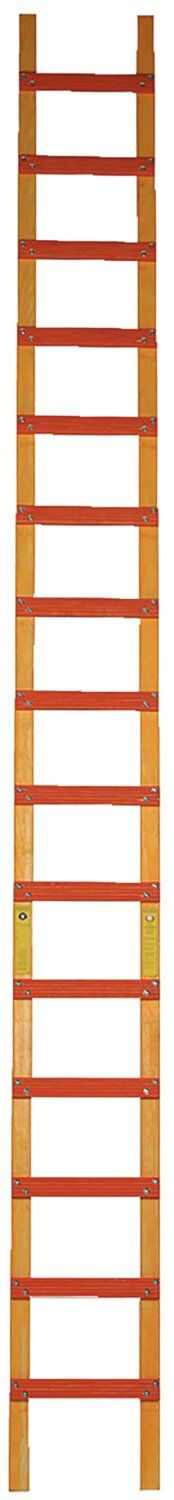Escalera de madera para el tejado