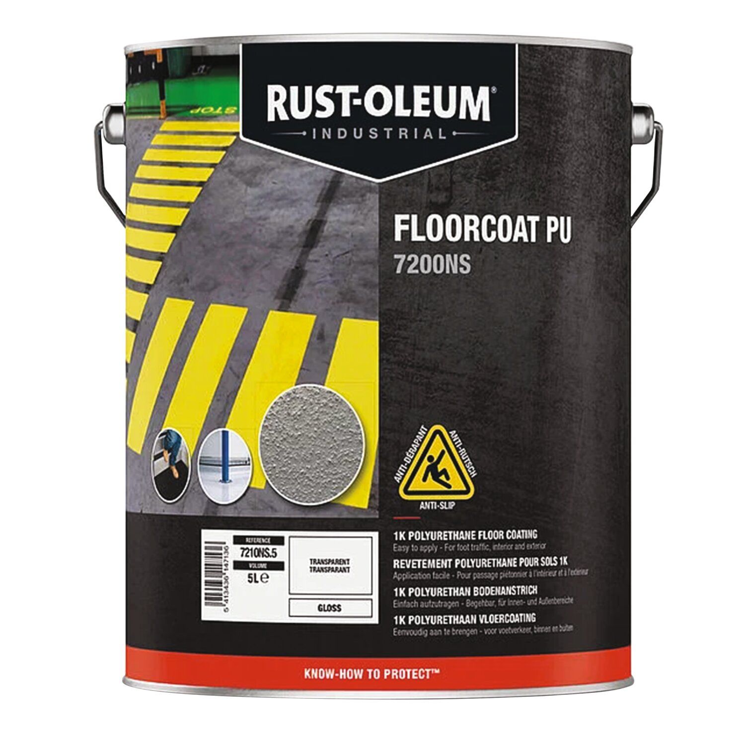 PINTURA ANTIDESLIZANTE 7200 NS 5L
