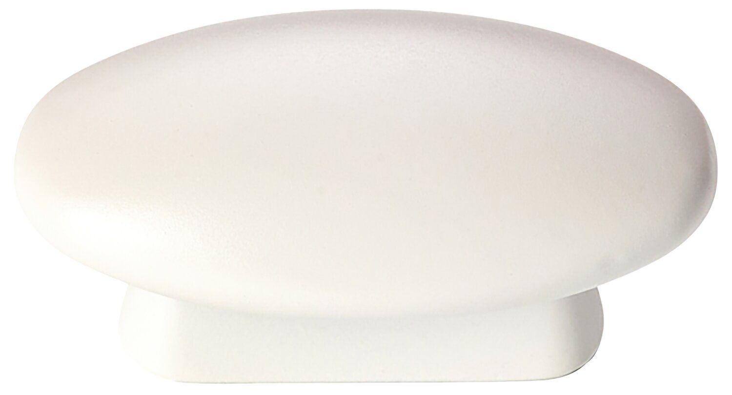 POMO OVAL 47-25MM BLANCO MATE 9003