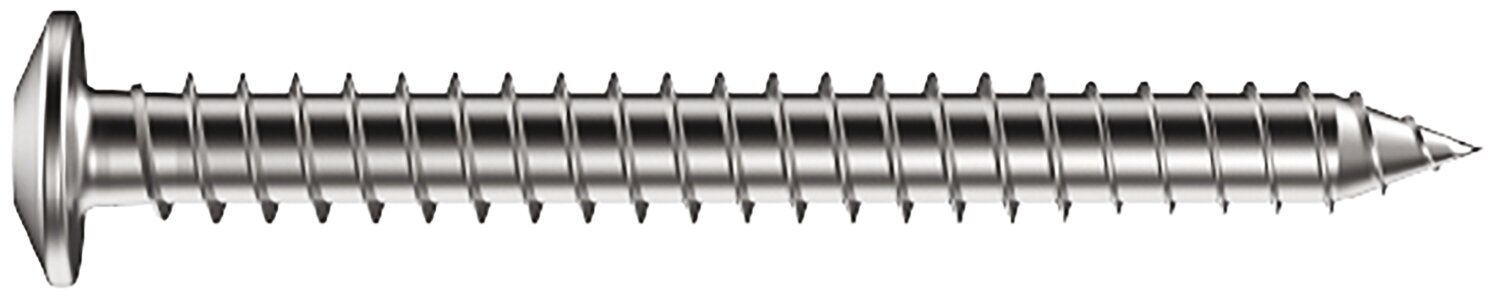 Tornillo de carpintería de cabeza oval Torx Acero cincado