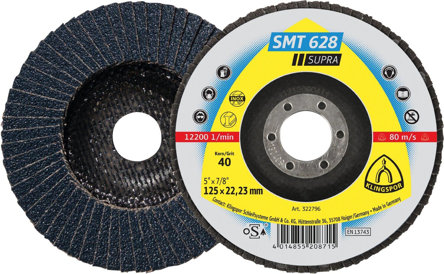 Disco de láminas SMT 628 supra Plato