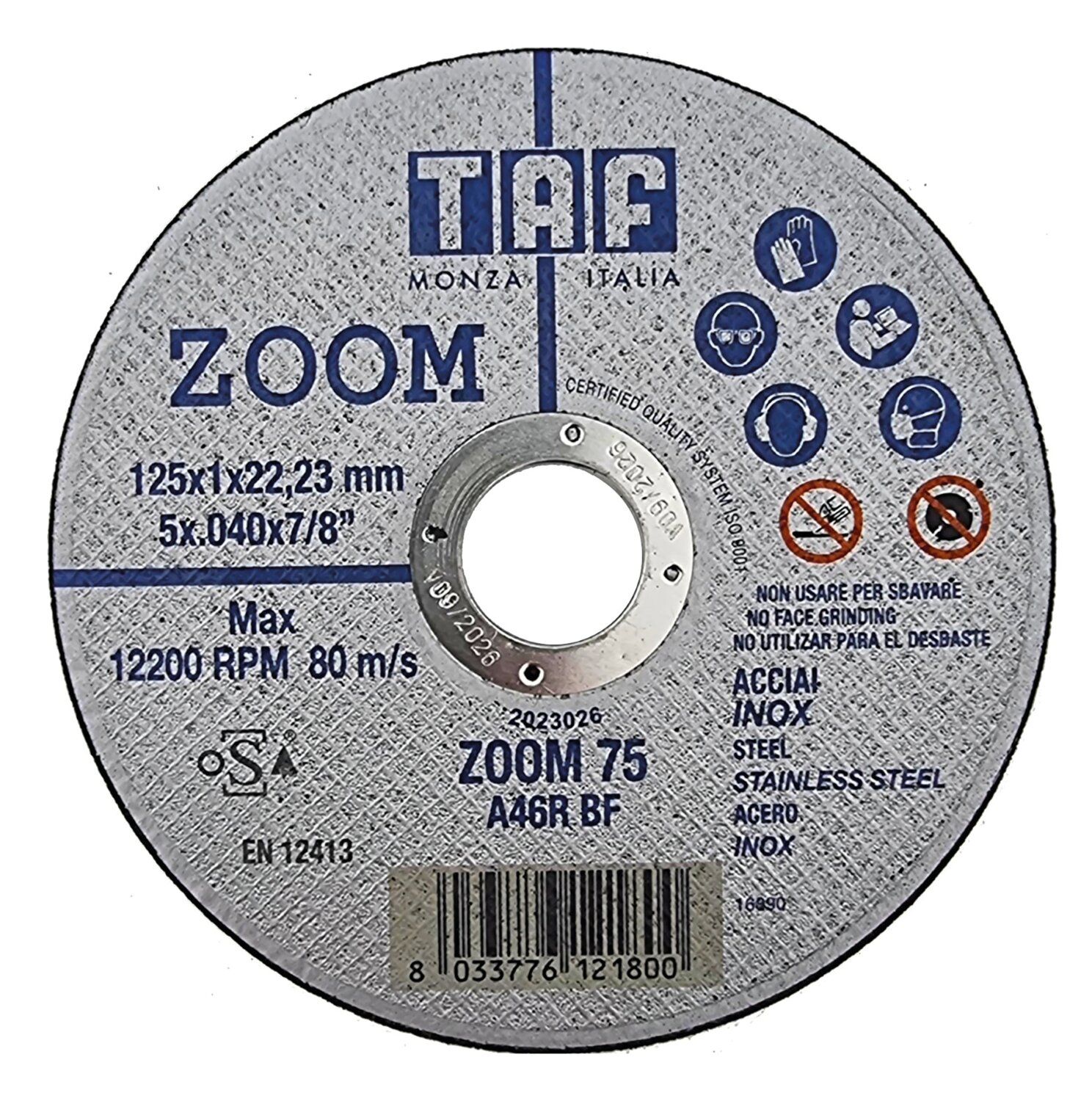 Disco de corte Zoom