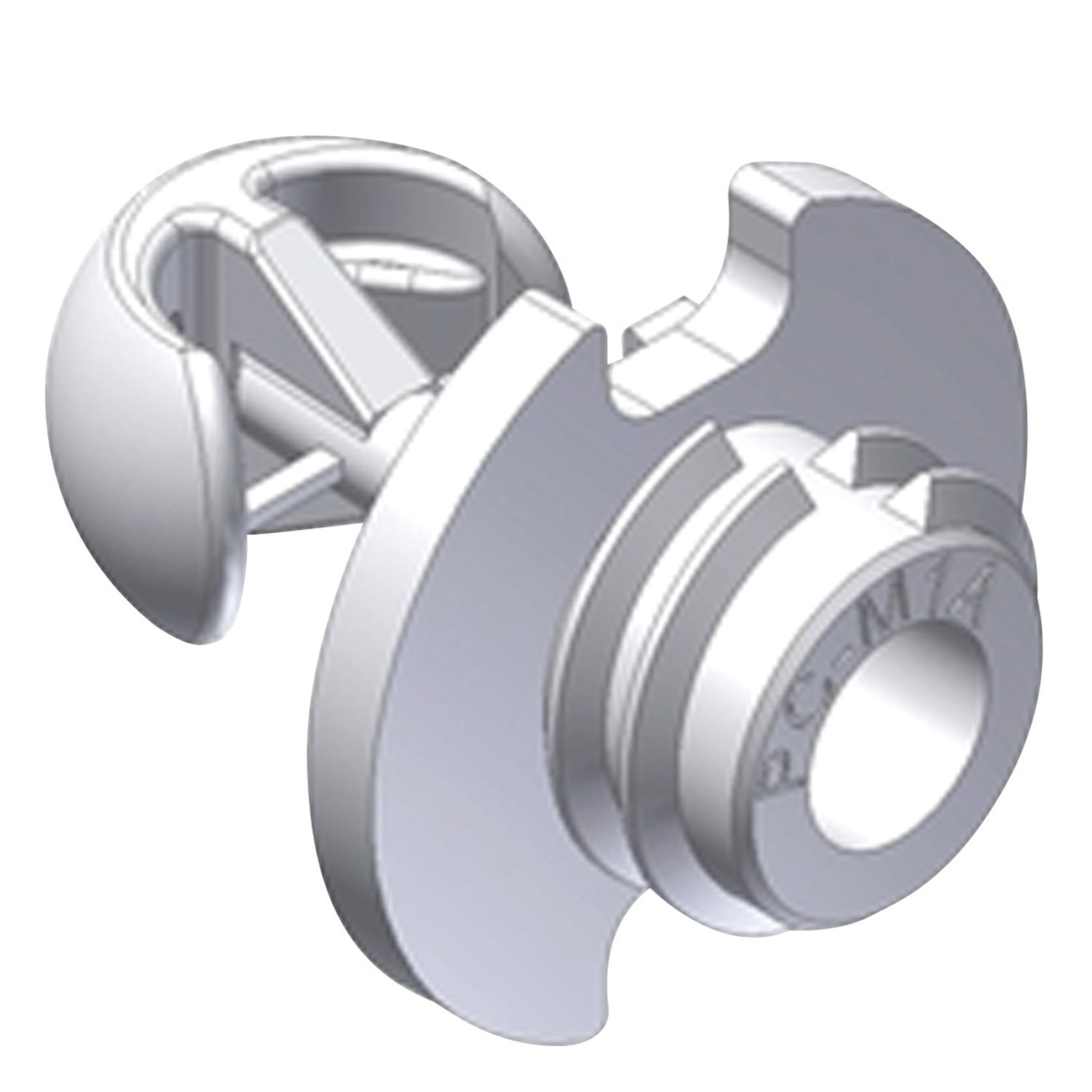 CLIP AUTORROSCANTE MACHO 5KG STD X100