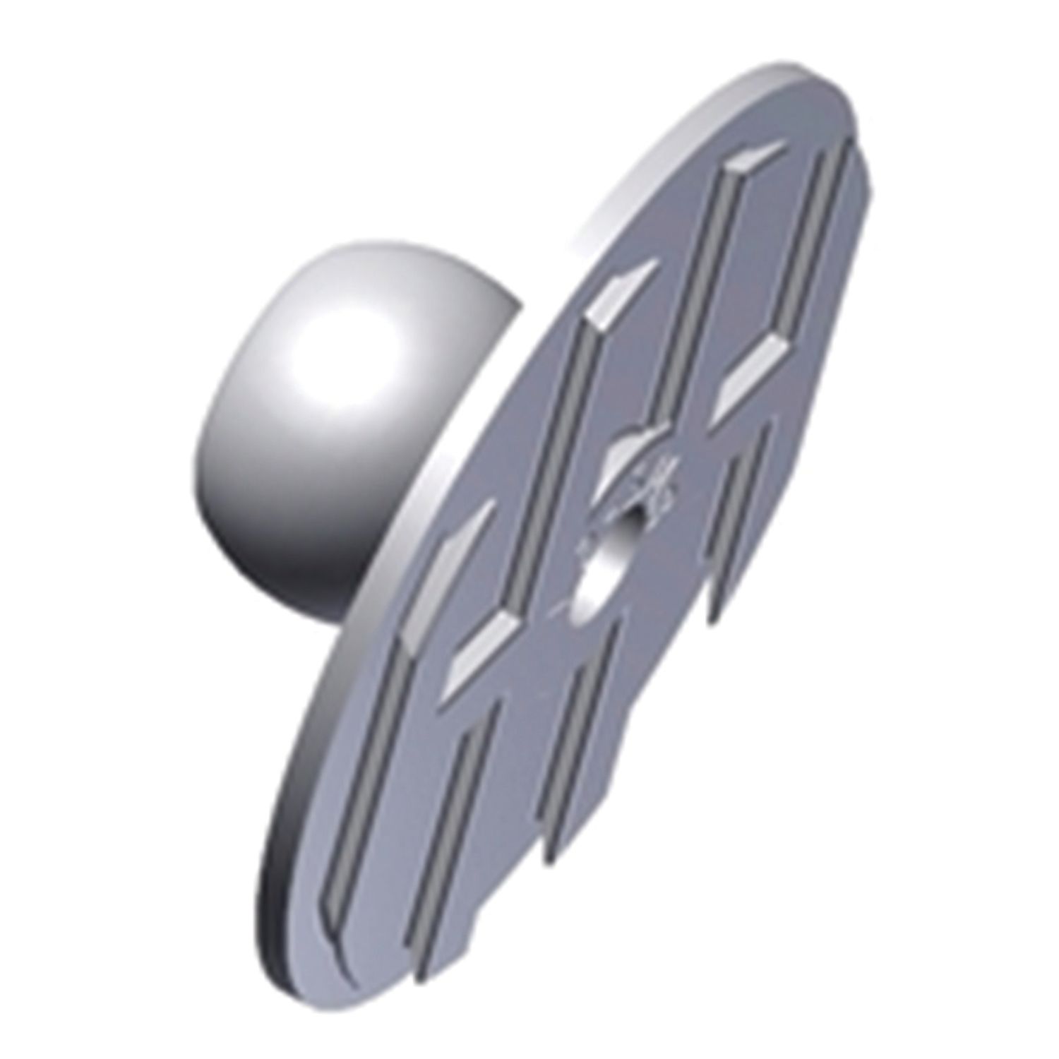 CLIP MACHO LP PARA PEGAR/ATORNILLAR X100