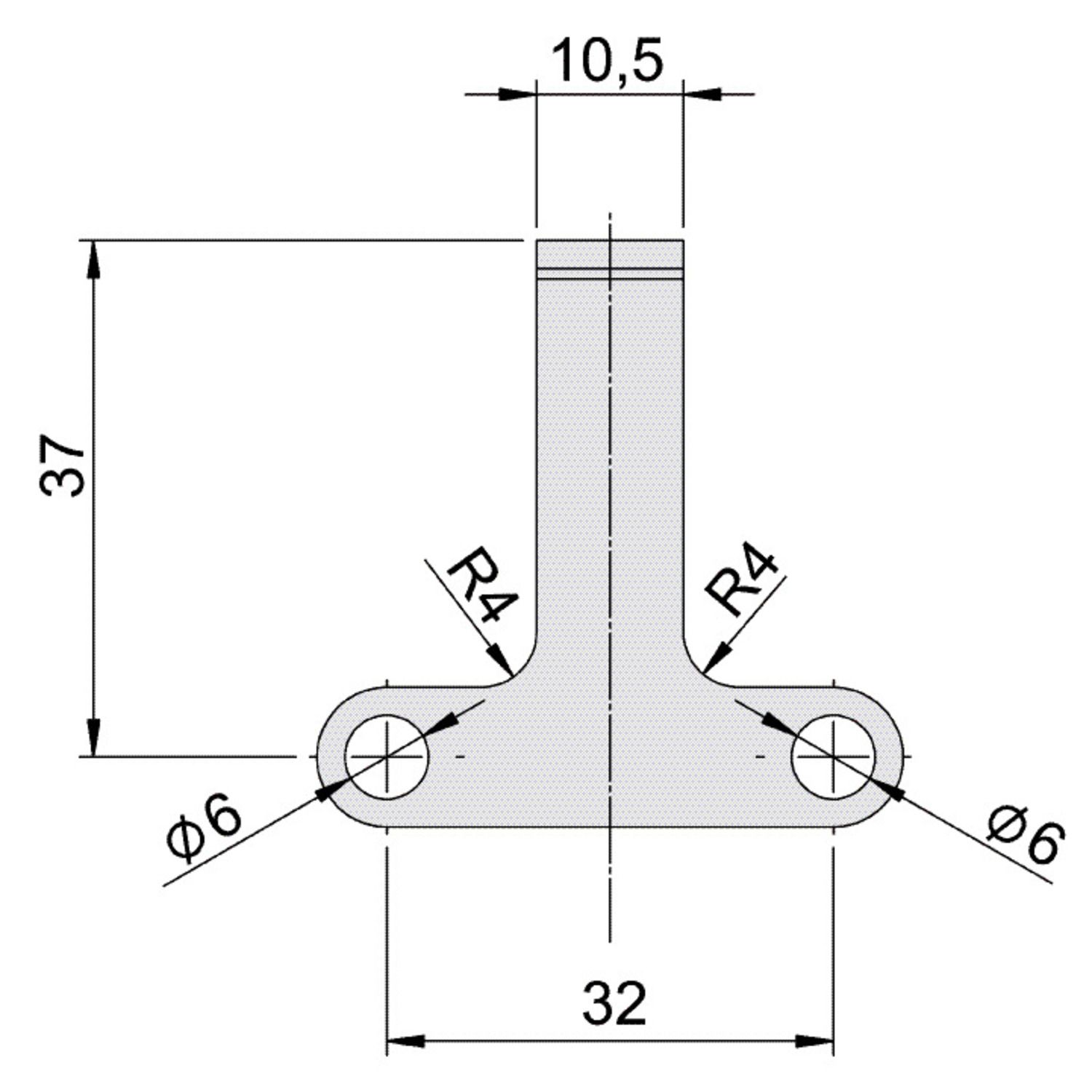 HERRAJES PARA MONTAJE EN PANEL TRASERO X
