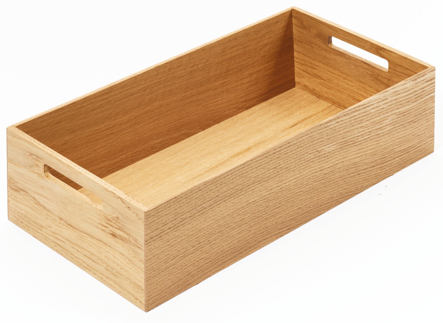 Caja rectangular de madera con tiradores para cajonera LiniQ