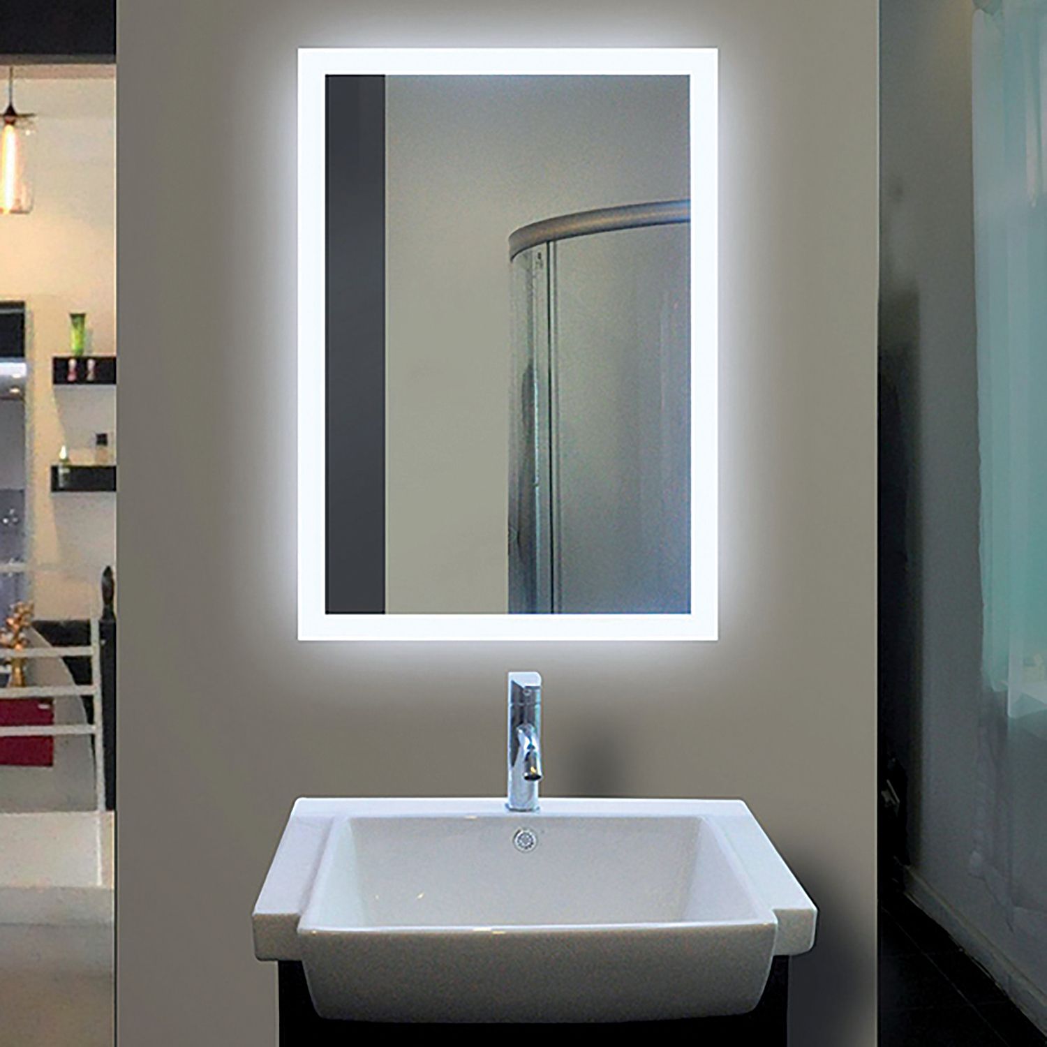 ESPEJO LED VISTA 600X 800 230V