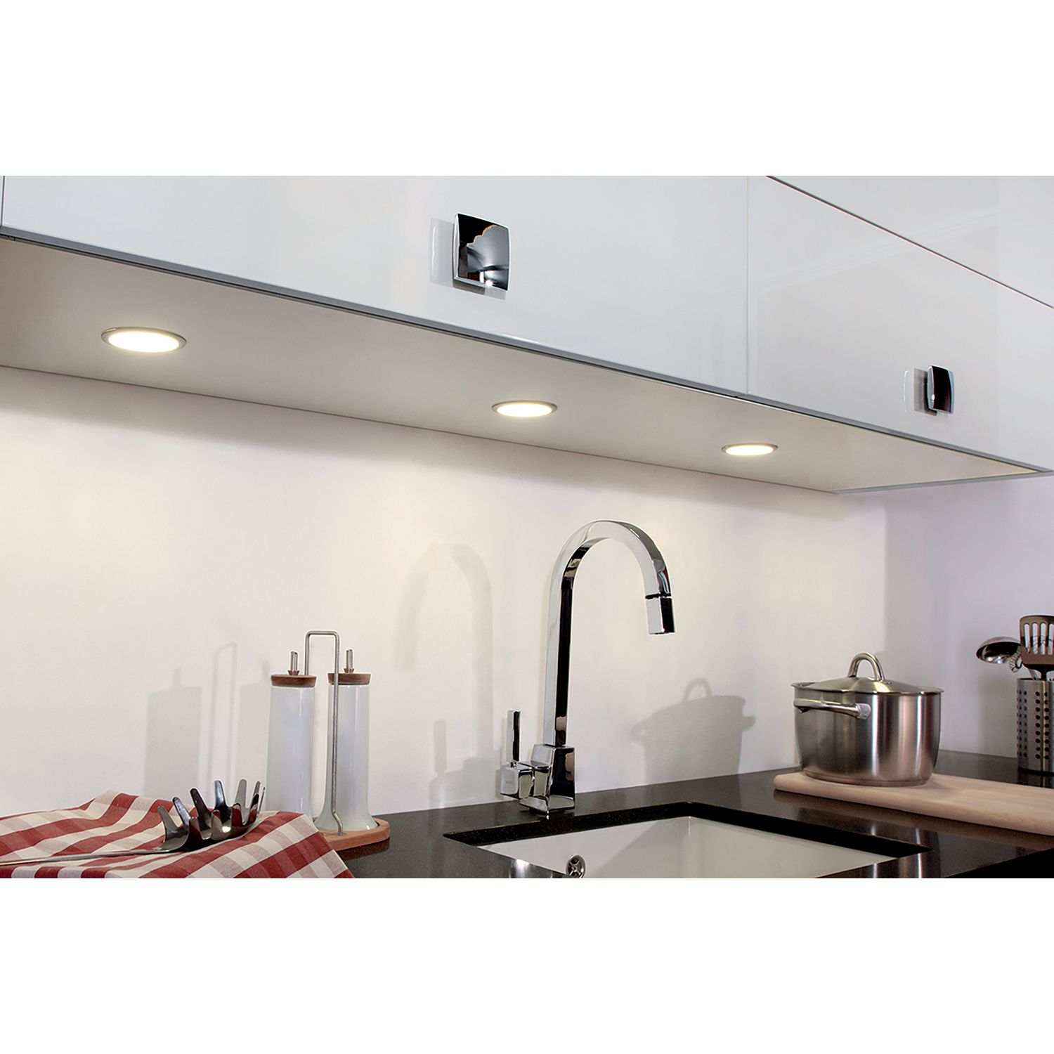LED SPOT LD8001 D58 240V NÍQUEL MATE