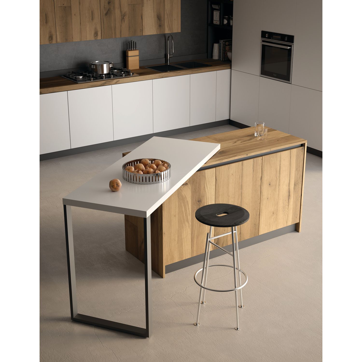 Herraje para mesa corredera y pivotante SESTANTE