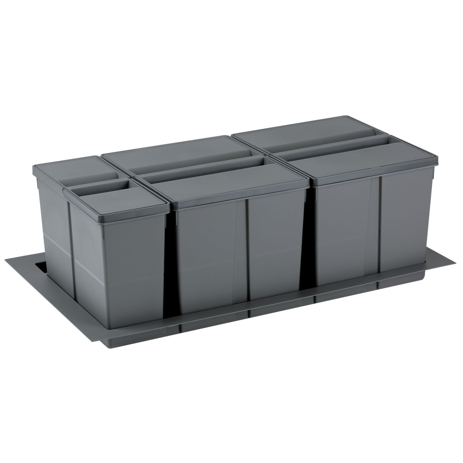 PAPELERA+CONTENEDOR SEPARADO 63L P/MEUB