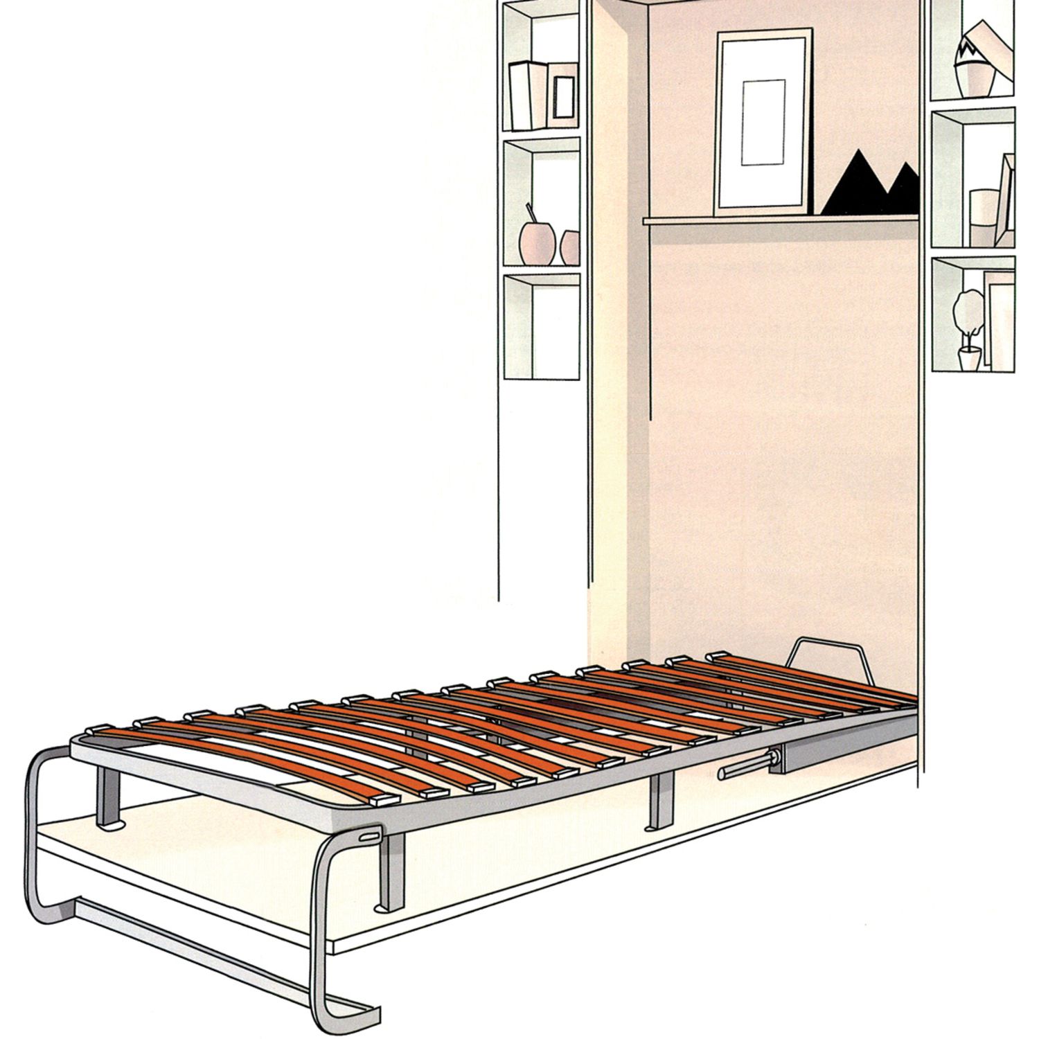 Cama abatible vertical