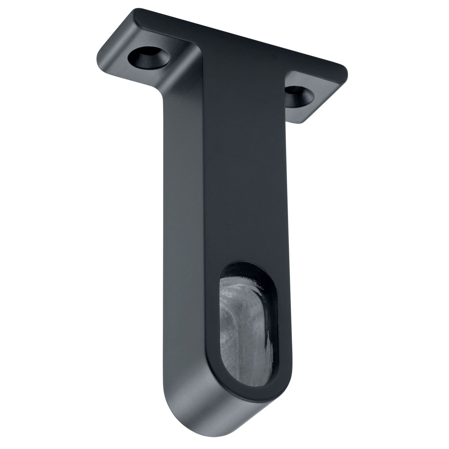 SOPORTE FINAL P/TUBO OV ALUMINIO NEGRO H