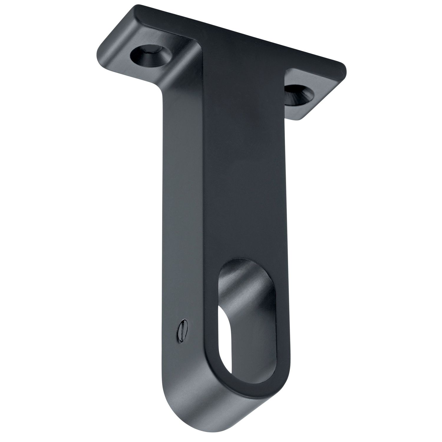 SOPORTE INTERM P/TUBO OV ALU NEGRO H95